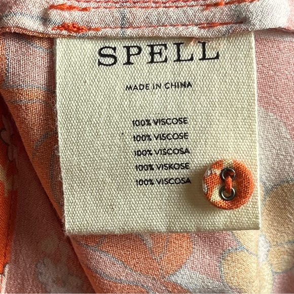 Spell Yellow Rose Maxi Dress in Desert Rose Boho — Size Large - Picture 14 of 15